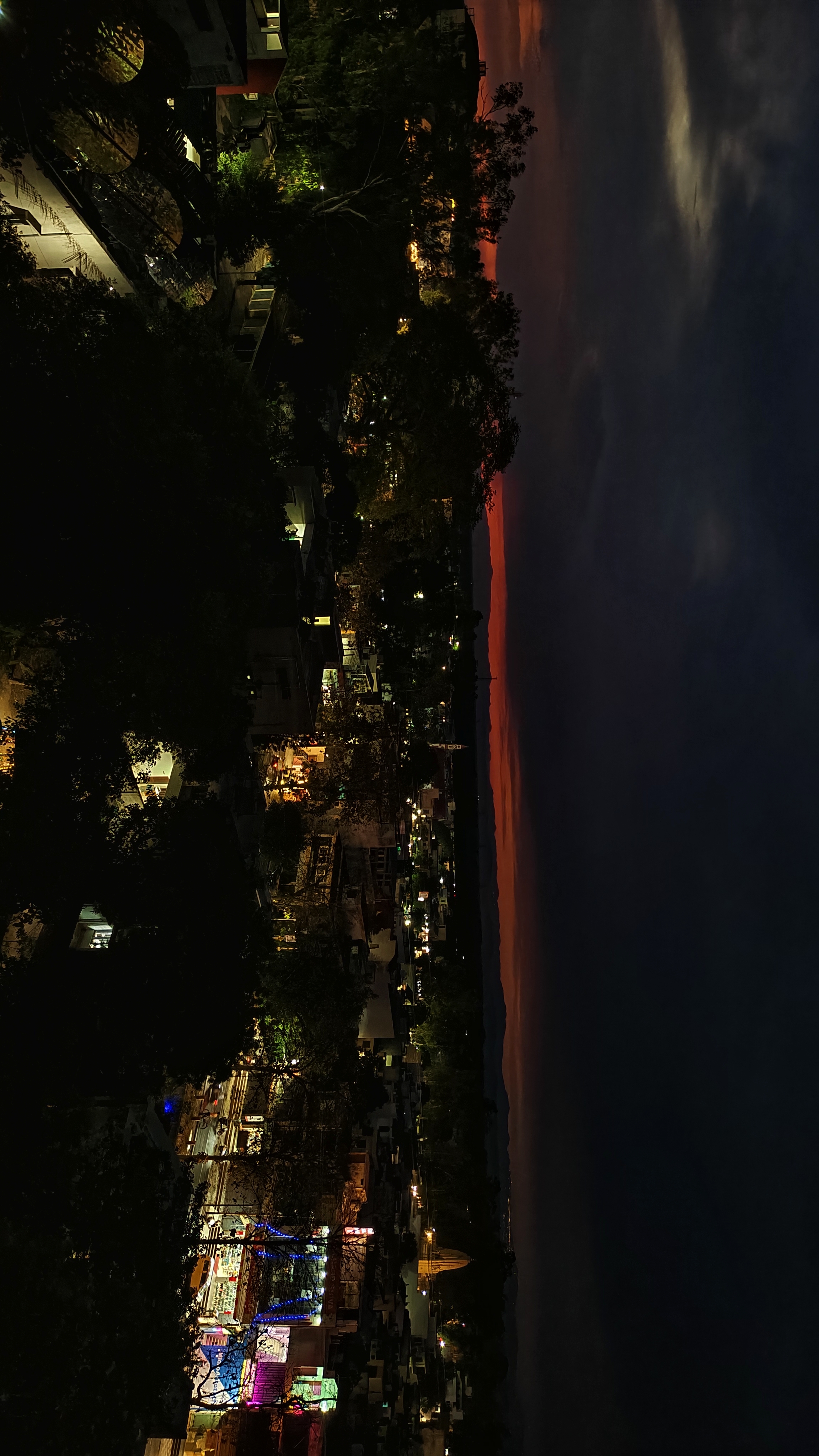 Vertical city twilight scene captured by Clixzsera